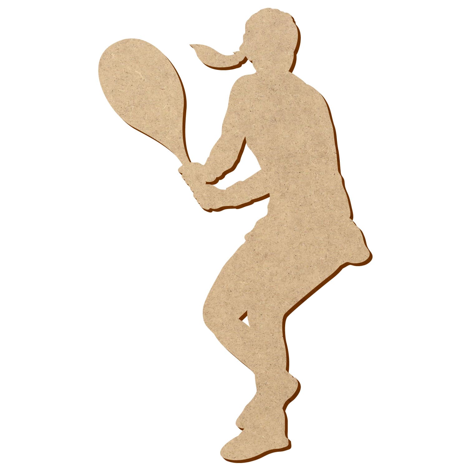 Tennis Spielerin 2 MDF Zuschnitt 5-50cm