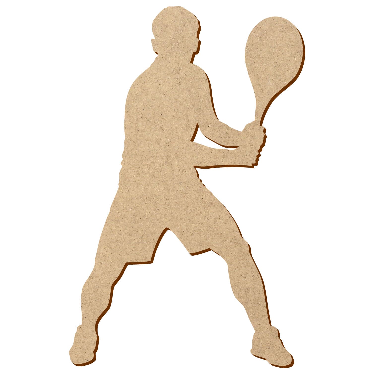 Tennis Spieler 2 MDF Zuschnitt 5-50cm