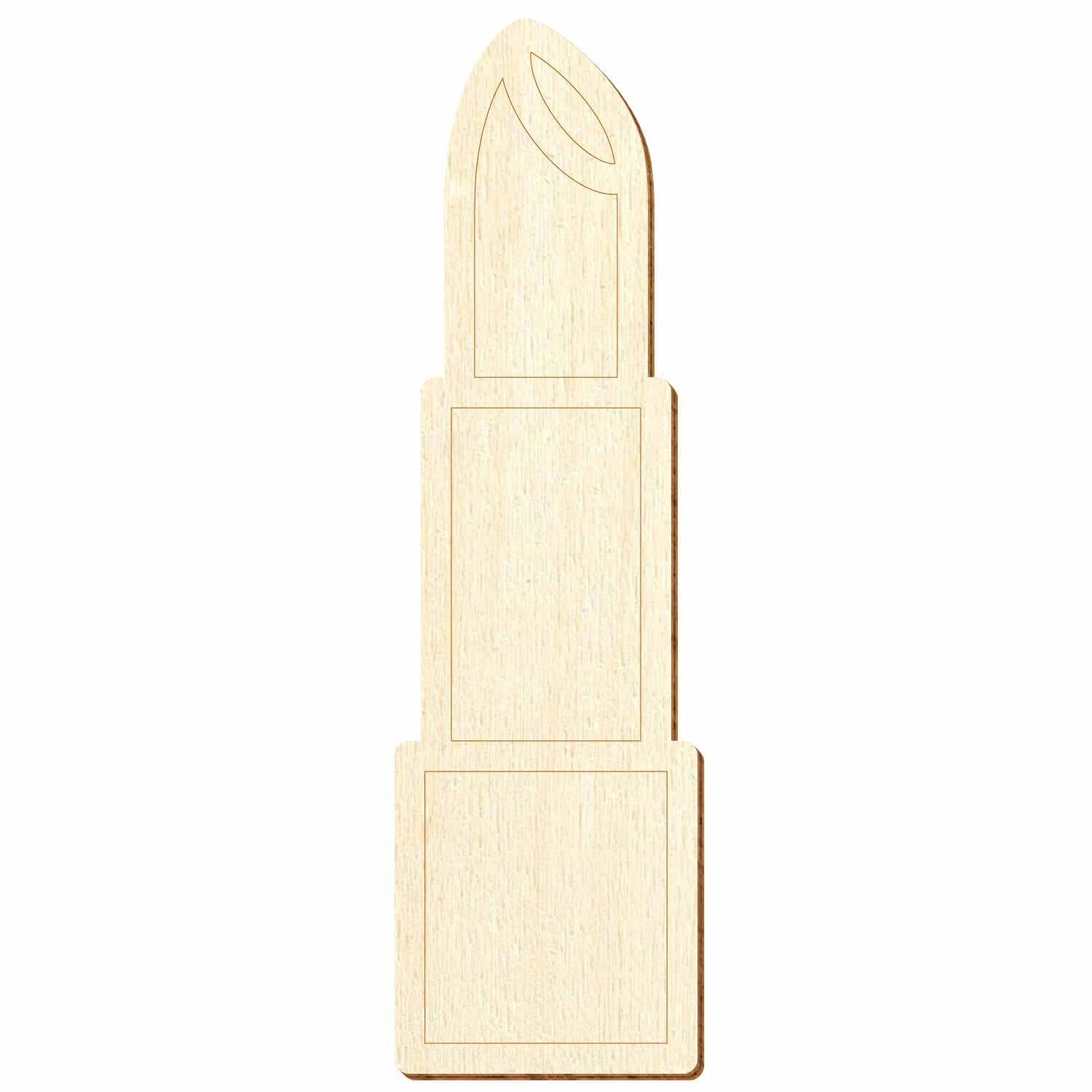 Holz Lippenstift - Deko Basteln 3-50cm