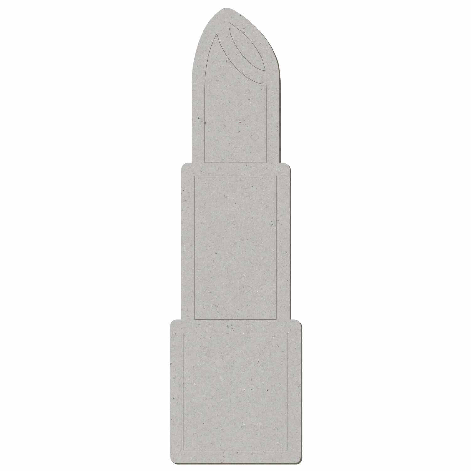 Pappe Lippenstift - Deko Basteln 3-50cm
