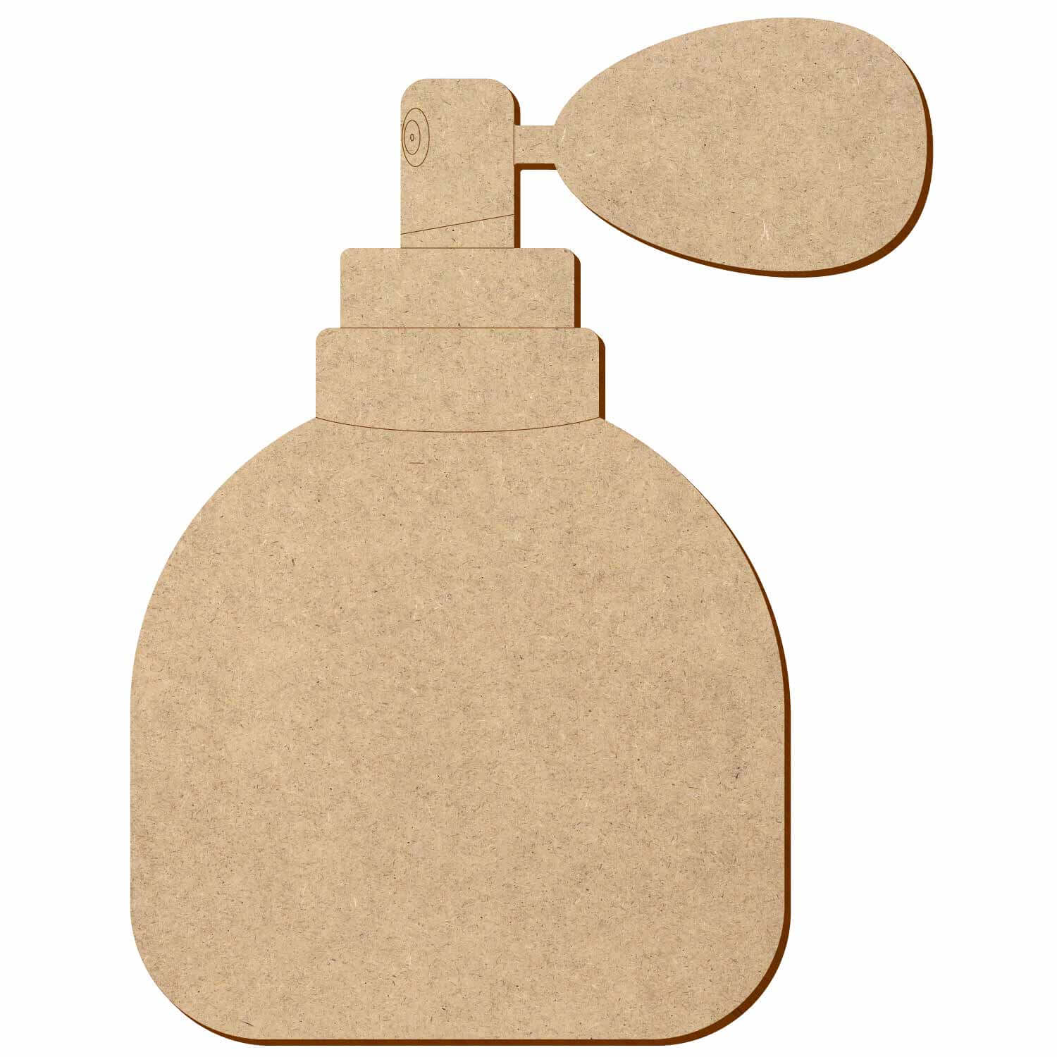 Flacon Parfümflasche MDF Zuschnitt 3-50cm
