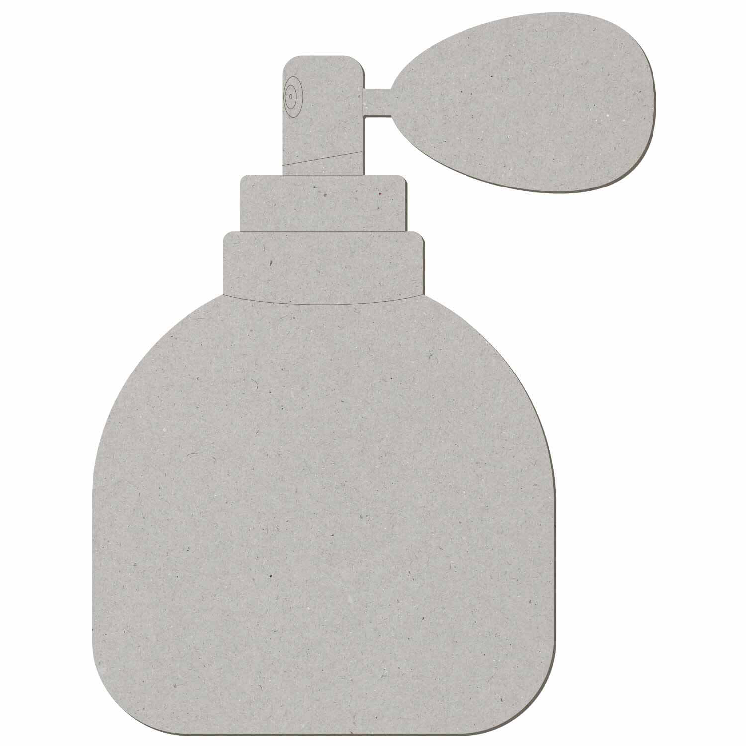 Pappe Flacon- Deko Basteln 3-50cm