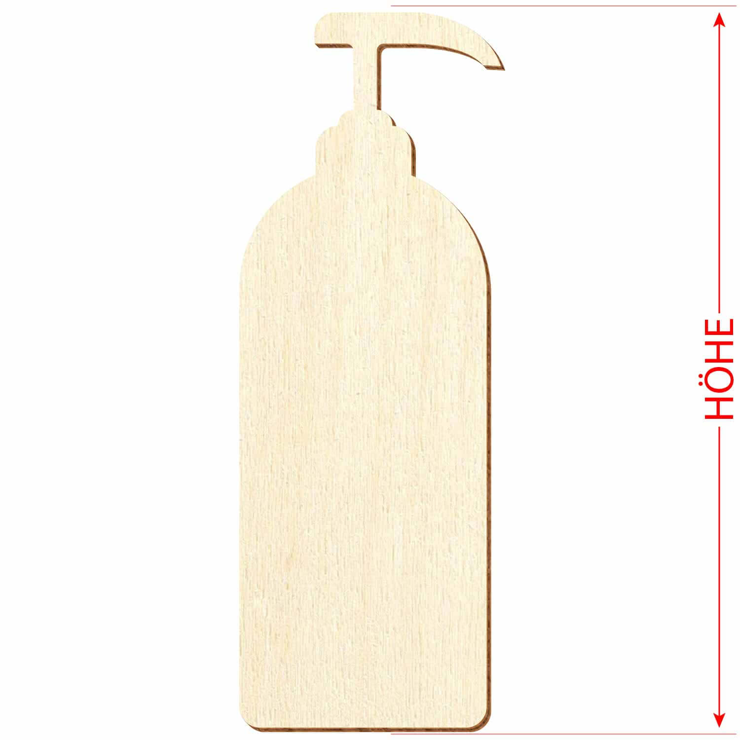 Holz Seifenspender - Deko Basteln 3-50cm Größe