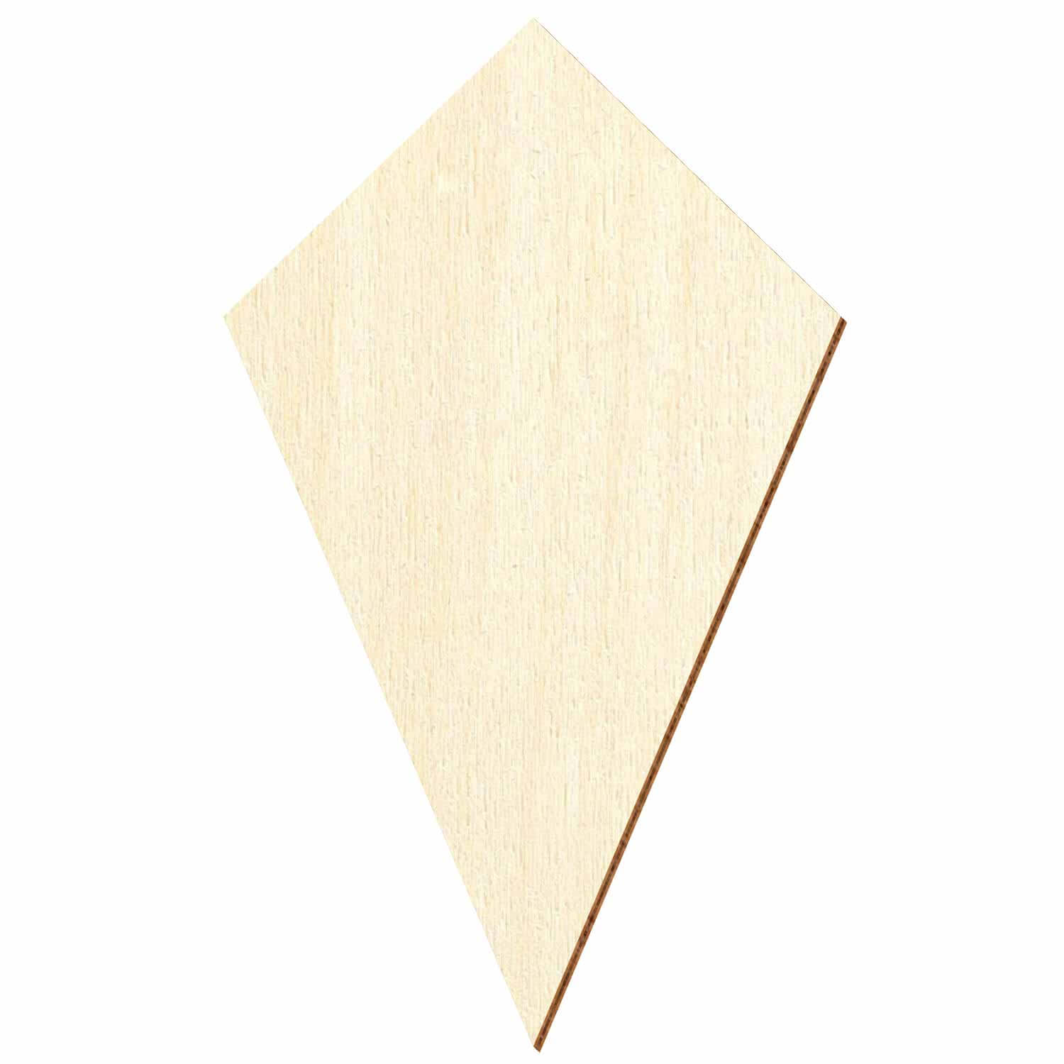 Drachenviereck Drachenform Holz Zuschnitt 3-50cm