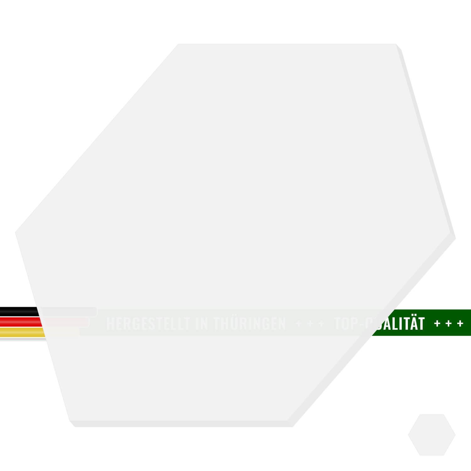 Plexiglas® Zuschnitt - Hexagon/Sechseck Farblos milchig - Basteln Deko 3-50cm