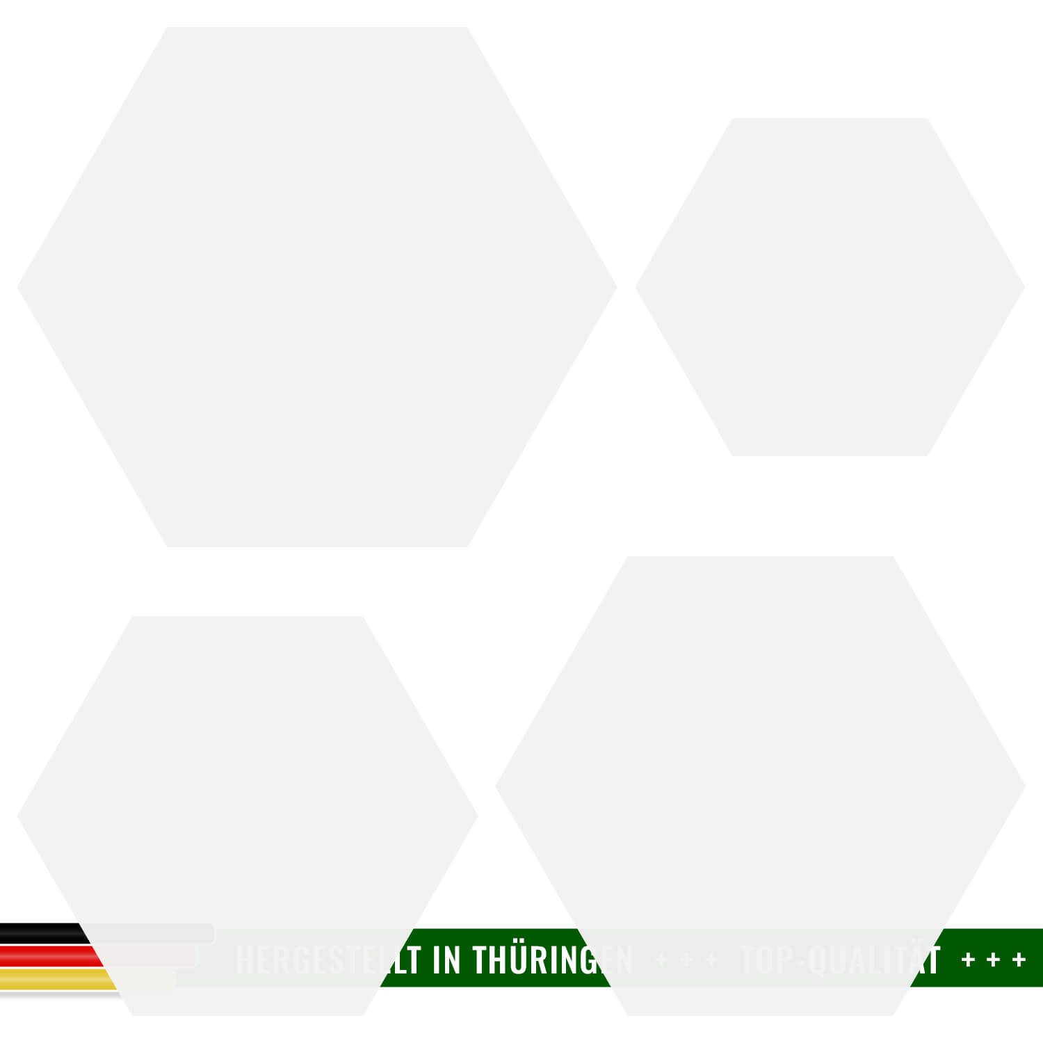 Plexiglas® Zuschnitt - Hexagon/Sechseck Farblos milchig - Basteln Deko 3-50cm Gruppenbild