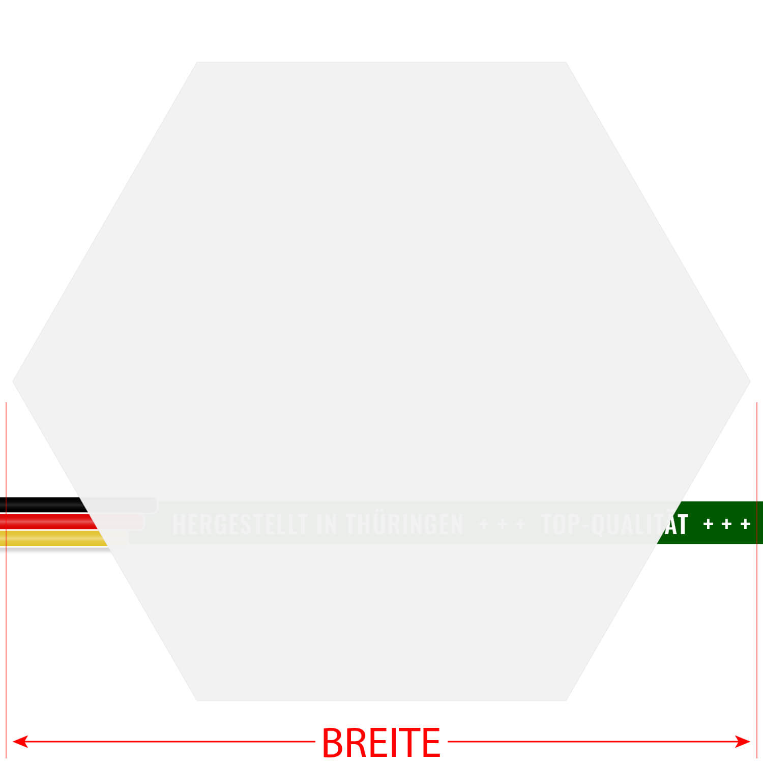 Plexiglas® Zuschnitt - Hexagon/Sechseck Farblos milchig - Basteln Deko 3-50cm Größe