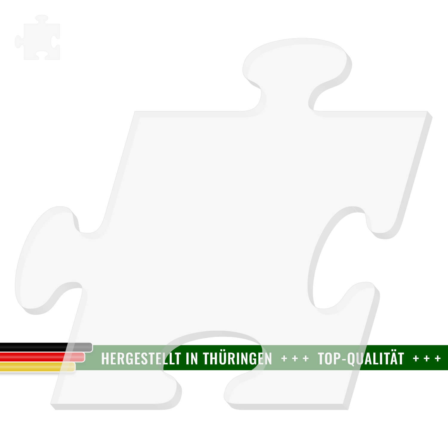 Plexiglas® Zuschnitt - Puzzle Farblos transparent - Basteln Deko 3-50cm