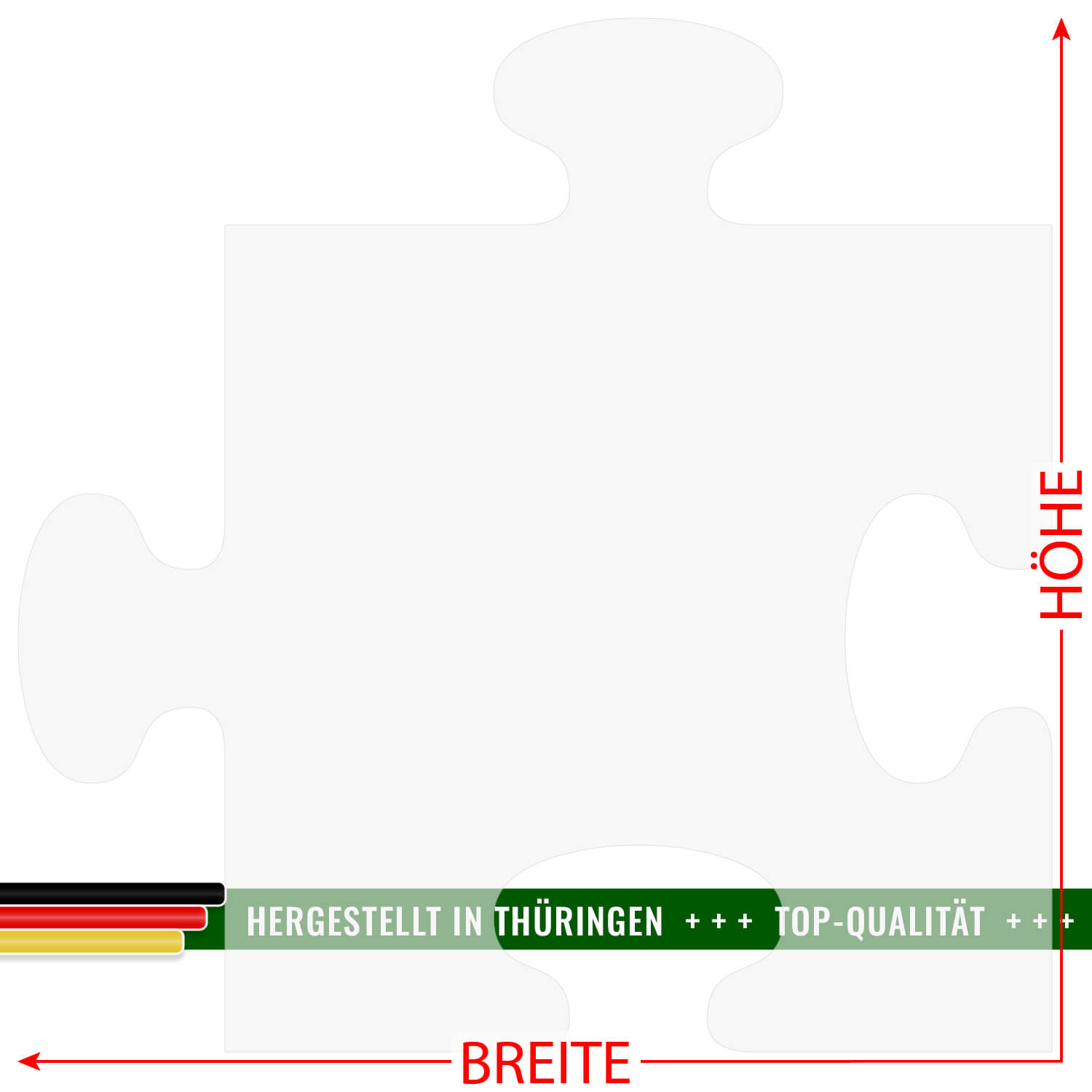 Plexiglas® Zuschnitt - Puzzle Farblos transparent - Basteln Deko 3-50cm Größe
