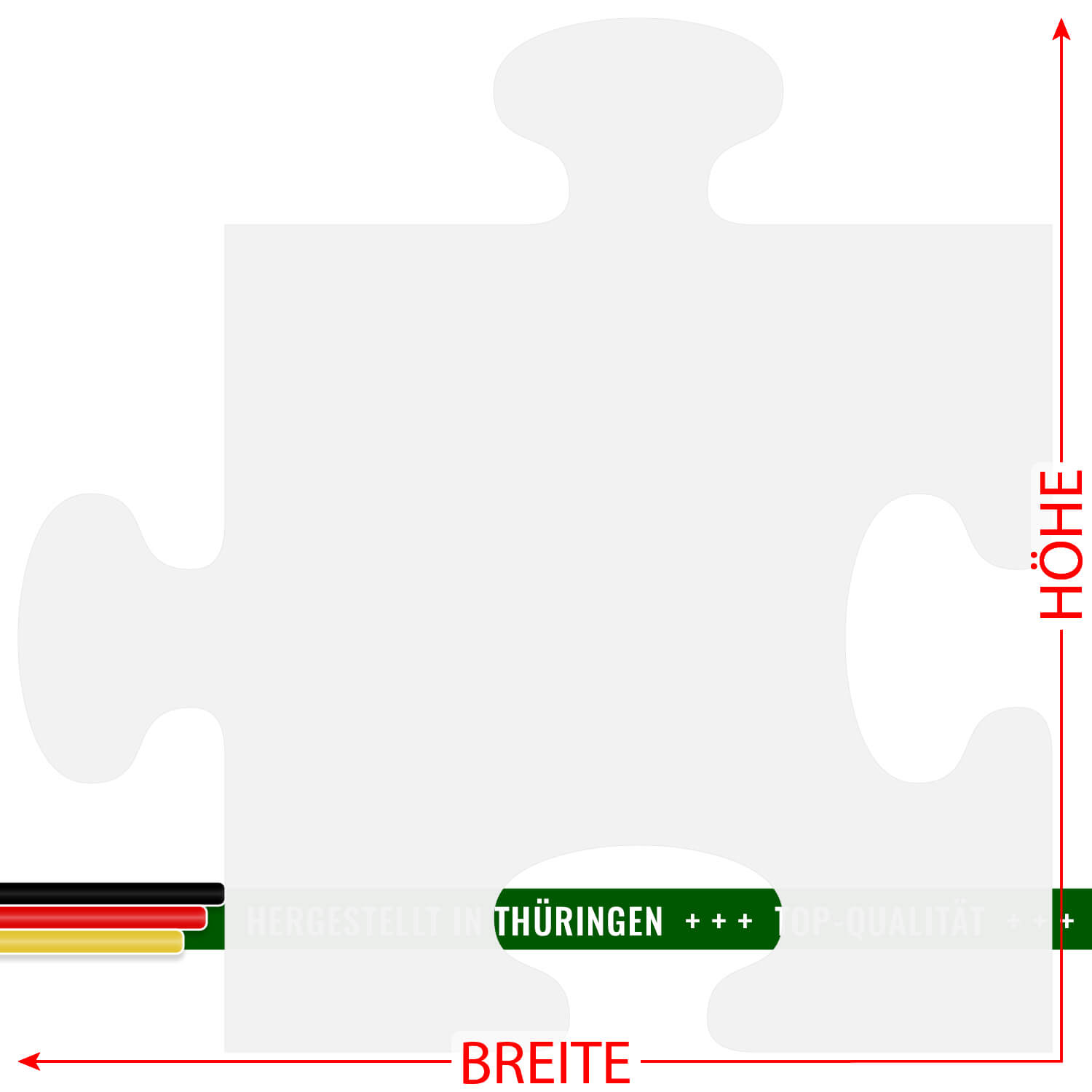 Plexiglas® Zuschnitt - Puzzle Farblos milchig - Basteln Deko 3-50cm Größe