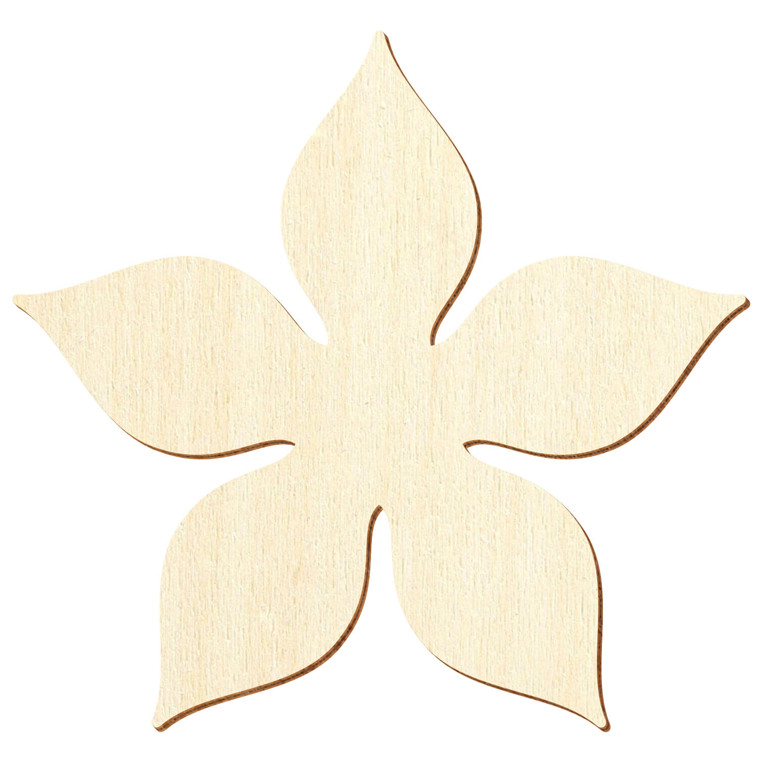 Sperrholz Zuschnitte - Enzian Blume/Blüte - 5-40cm