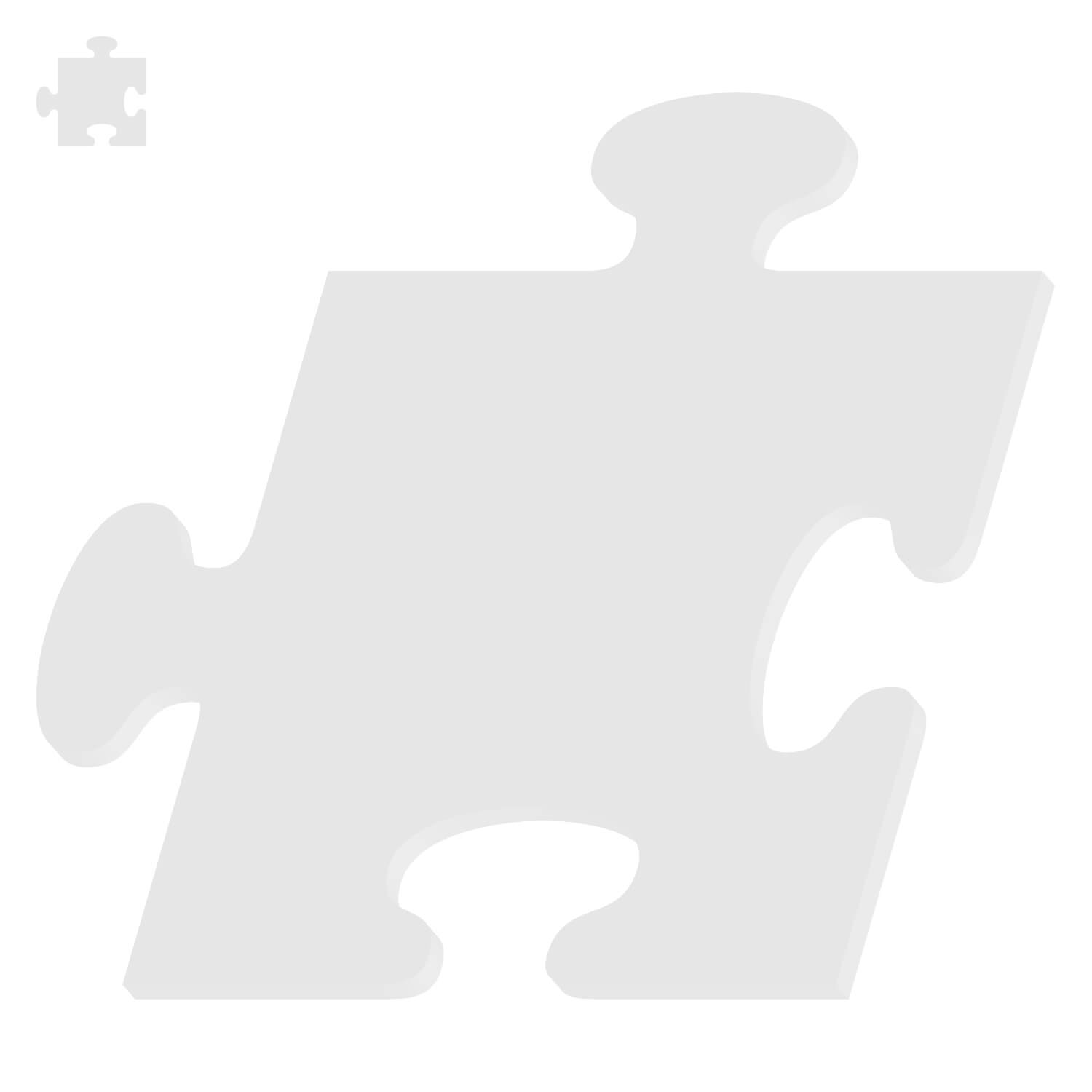 PLEXIGLAS® Zuschnitt 3-50cm - Puzzle grau